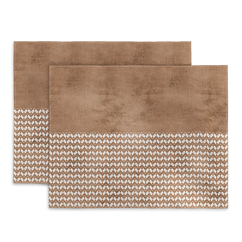 Sheila Wenzel-Ganny Two Toned Tan Texture Placemat