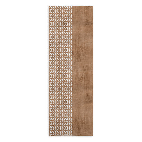 Sheila Wenzel-Ganny Two Toned Tan Texture Yoga Towel