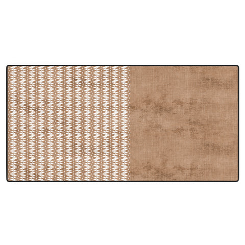 Sheila Wenzel-Ganny Two Toned Tan Texture Desk Mat