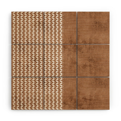 Sheila Wenzel-Ganny Two Toned Tan Texture Wood Wall Mural