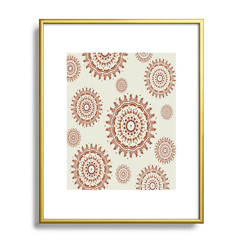 Sheila Wenzel-Ganny Western Style Geo Metal Framed Art Print