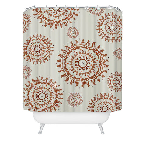 Sheila Wenzel-Ganny Western Style Geo Shower Curtain