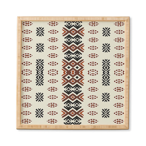 Sheila Wenzel-Ganny Western Tribal Geo Framed Wall Art