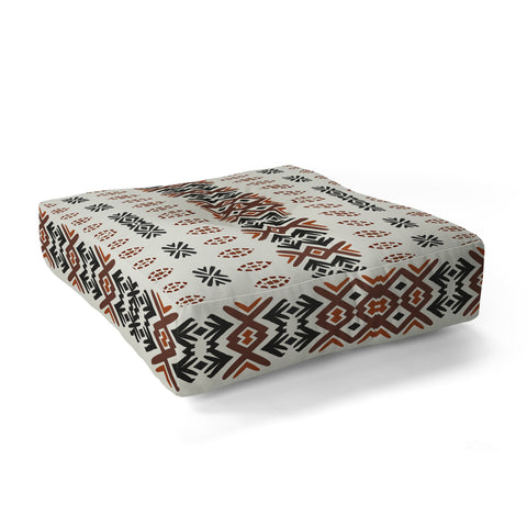 Sheila Wenzel-Ganny Western Tribal Geo Floor Pillow Square