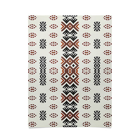 Sheila Wenzel-Ganny Western Tribal Geo Poster