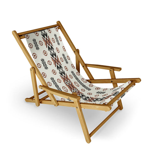 Sheila Wenzel-Ganny Western Tribal Geo Sling Chair