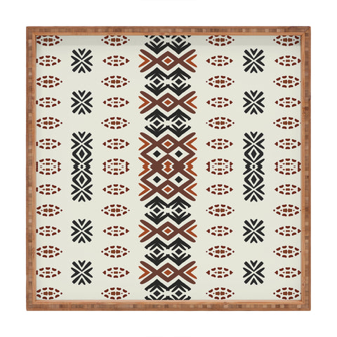 Sheila Wenzel-Ganny Western Tribal Geo Square Tray