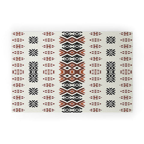 Sheila Wenzel-Ganny Western Tribal Geo Welcome Mat