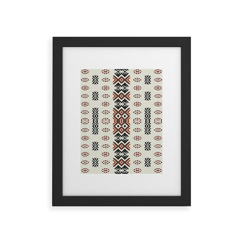Sheila Wenzel-Ganny Western Tribal Geo Framed Art Print