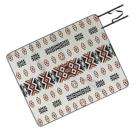 Sheila Wenzel-Ganny Western Tribal Geo Picnic Blanket