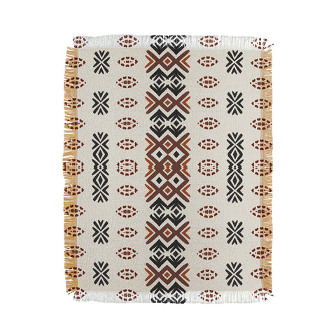 Sheila Wenzel-Ganny Western Tribal Geo Throw Blanket