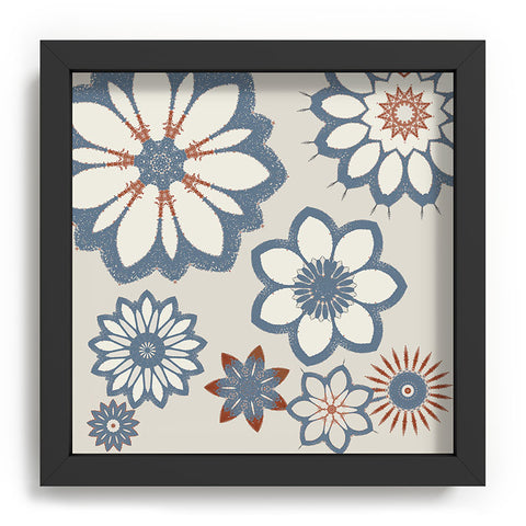 Sheila Wenzel-Ganny Whimsical Floral Recessed Framing Square