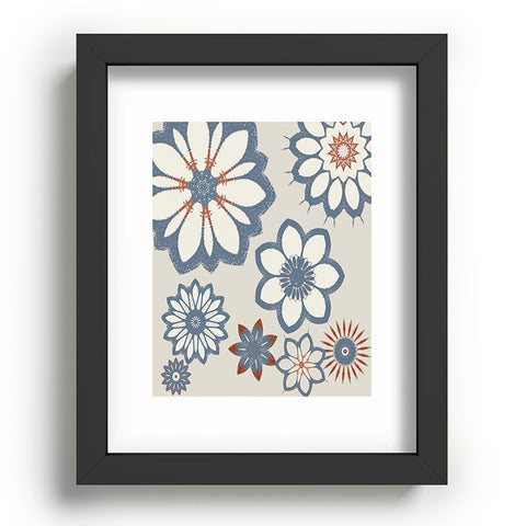 Sheila Wenzel-Ganny Whimsical Floral Recessed Framing Rectangle