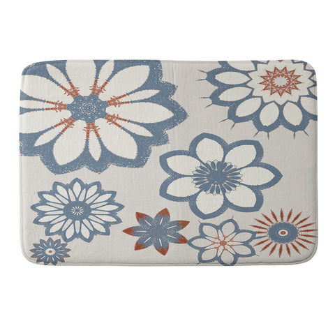 Sheila Wenzel-Ganny Whimsical Floral Memory Foam Bath Mat
