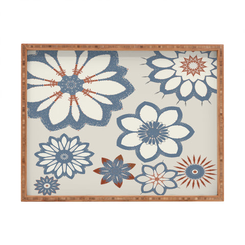 Sheila Wenzel-Ganny Whimsical Floral Rectangular Tray