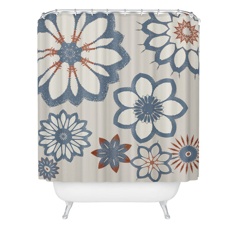Sheila Wenzel-Ganny Whimsical Floral Shower Curtain