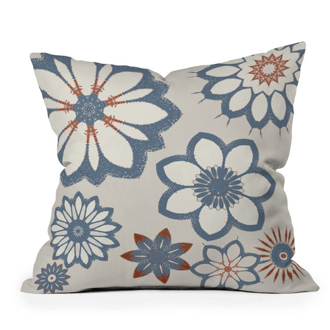 Sheila Wenzel-Ganny Whimsical Floral Throw Pillow