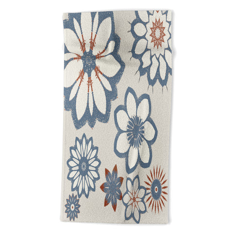 Sheila Wenzel-Ganny Whimsical Floral Beach Towel