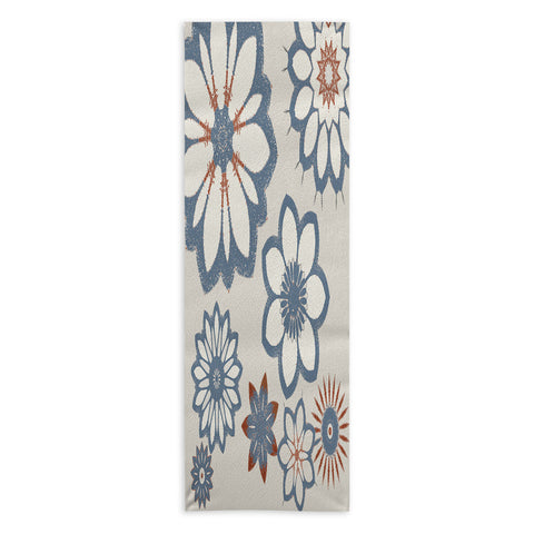 Sheila Wenzel-Ganny Whimsical Floral Yoga Towel