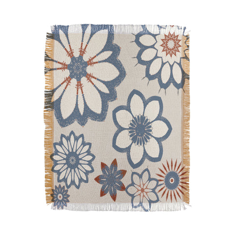 Sheila Wenzel-Ganny Whimsical Floral Throw Blanket