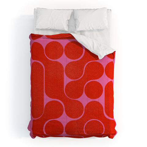Showmemars Abstract midcentury shapes no 6 Comforter