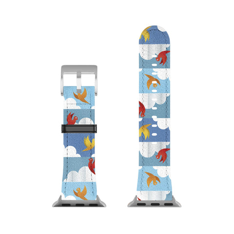 Showmemars Birds Flying High In The Sky Apple Watch Band
