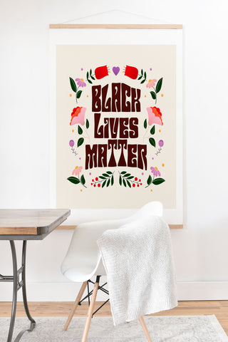 Showmemars Black Lives Matter I Art Print And Hanger