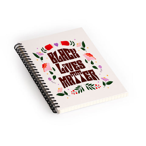Showmemars Black Lives Matter I Spiral Notebook