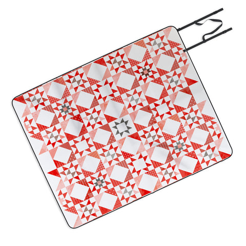 Showmemars Christmas Quilt pattern no1 Picnic Blanket