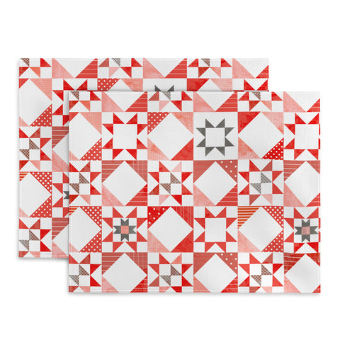 Showmemars Christmas Quilt pattern no1 Placemat