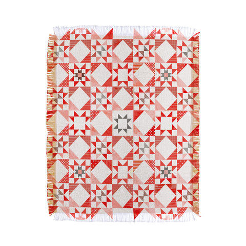 Showmemars Christmas Quilt pattern no1 Throw Blanket