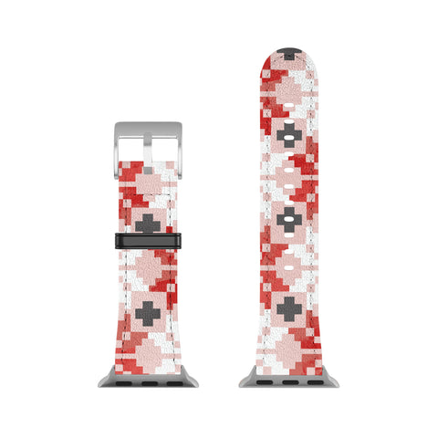 Showmemars Christmas Quilt pattern no2 Apple Watch Band