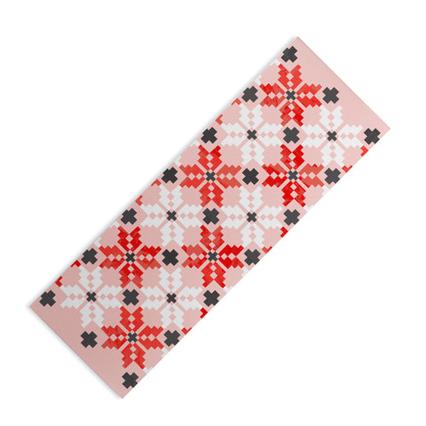 Showmemars Christmas Quilt pattern no2 Yoga Mat