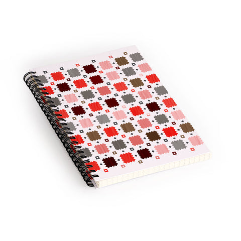 Showmemars Christmas Quilt pattern no3 Spiral Notebook