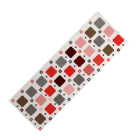 Showmemars Christmas Quilt pattern no3 Yoga Mat