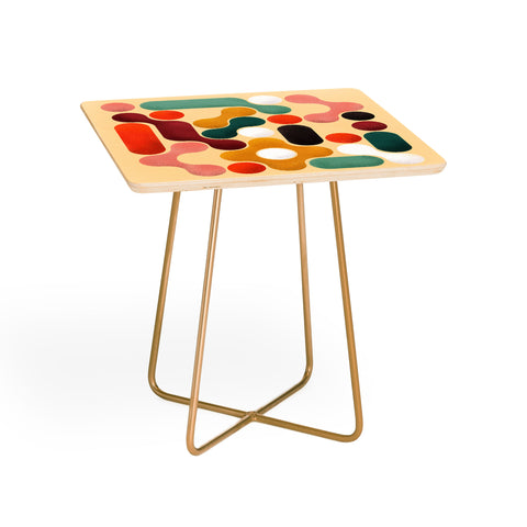 Showmemars Color pops mid century style Side Table