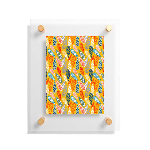 Showmemars Colored Cone pattern Floating Acrylic Print