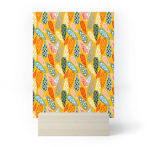 Showmemars Colored Cone pattern Mini Art Print