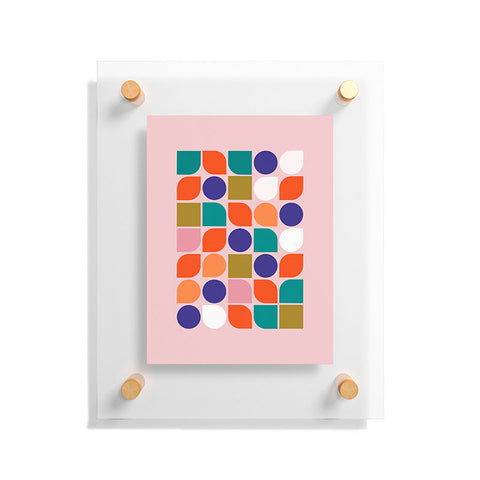 Showmemars Colorful Geometry Floating Acrylic Print