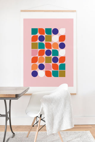 Showmemars Colorful Geometry Art Print And Hanger
