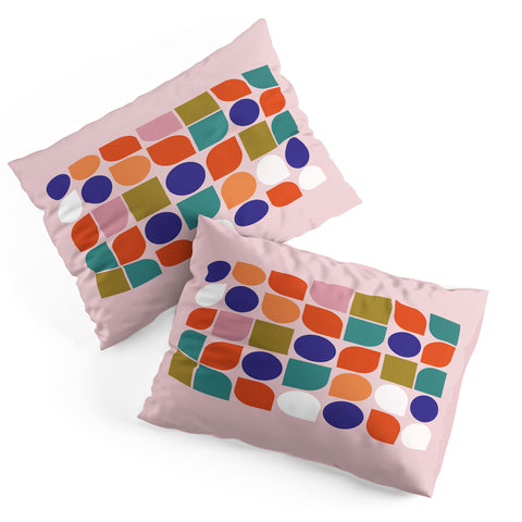 Showmemars Colorful Geometry Pillow Shams