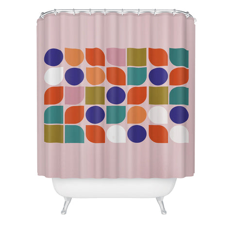 Showmemars Colorful Geometry Shower Curtain