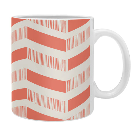 Showmemars coral lines pattern Coffee Mug
