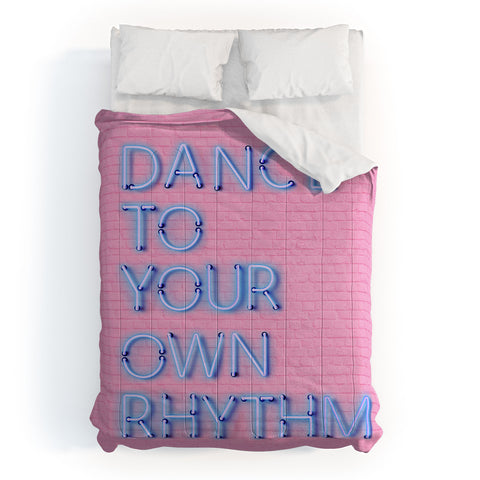 Showmemars DANCE TO YOUR OWN RHYTHM blue Comforter
