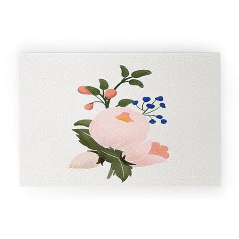 Showmemars Delicate florals no2 Welcome Mat