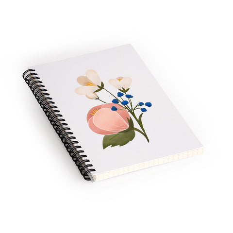 Showmemars Delicate florals Spiral Notebook