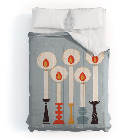 Showmemars Festive Candles Comforter
