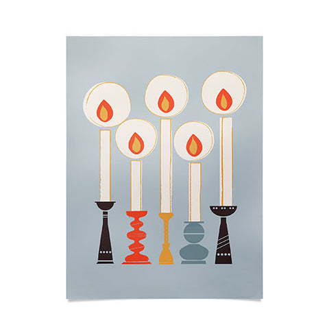 Showmemars Festive Candles Poster