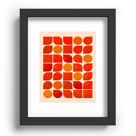 Showmemars Fun Geometry Midcentury abstr Recessed Framing Rectangle