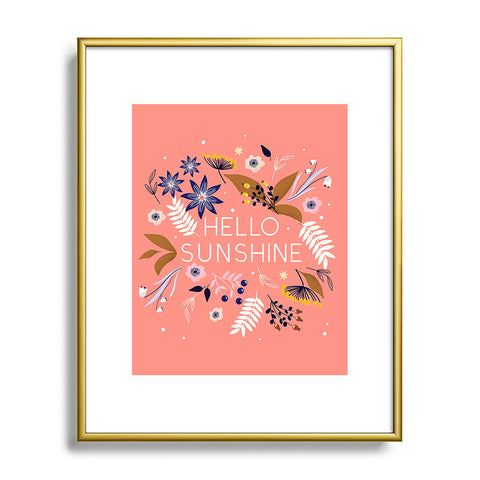 Showmemars Hello Sunshine 1 Metal Framed Art Print